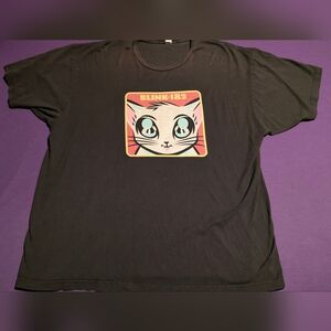 Men's XXL Blink 182 Cat Neko Kawaii Shirt